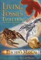 Product Description: Living Fossils Teacher's Manual</br>Dr. Carl Werner</br>Special Note: This Teacher’s Manual has been specially designed to be easily used and adapted for a variety of educational applications. Expertise in the theory of evolution is not required to teach this specific unit study.</br>This Teacher’s Manual is designed for students from junior high to college and is intended to accompany the book Living Fossils. The student will learn how animals and plants are classified, how fossils are named, and how many modern-appearing animals have been found with dinosaurs. The material presented in this course contains interviews with over 16 expert scientists from some of the most highly acclaimed scientific institutions, universities, and museums of the world.</br>This Teacher’s Manual contains all of the tools needed to assist in lesson preparation including:</br>Purpose of Chapter – To summarize the purpose of each chapter for the instructor</br>Class Discussion Questions – To stimulate student interest in the chapter material</br>Objectives of Chapter for Students – To assist students in preparing for examinations</br>Chapter Examinations – To assess if students adequately understand the materials</br>Sectional Examination – To prepare students for the comprehensive final examination</br>Comprehensive Final Examination – To assure students retain the information</br>A thorough study of the current evidence both for and against the theory of evolution is timely. As one of the most controversial topics of our day, it is appropriate for learning institutions and home educators to address this issue, and advantageous for students to be part of this important discussion.</br>BONUS FEATURE! Perforated test pages makes administering student exams easy!</br>8.5 x 11 • paper • 260 pages</br> Evolution - Living Fossils - TM